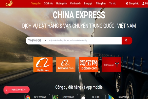 China Express – Chuyên order và vận chuyển hàng hóa Trung Quốc về Việt Nam
